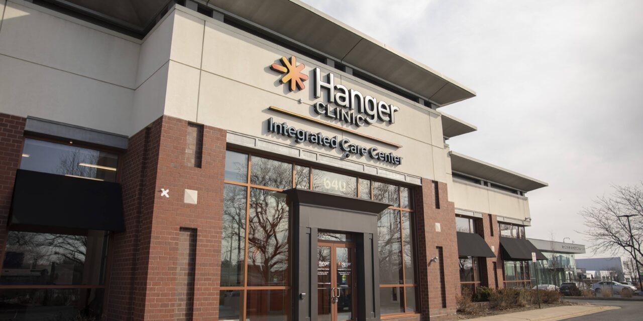 Modern Hanger Clinic patient care and waiting area interior